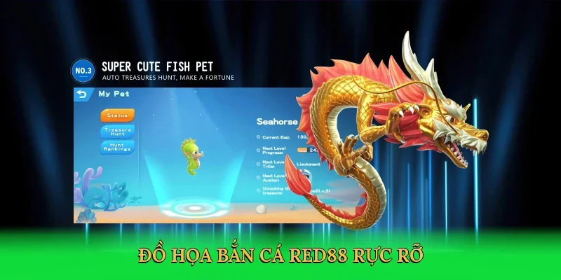 Đồ họa Bắn cá Red88 rực rỡ