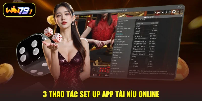 3 thao tác set up app tài xỉu online